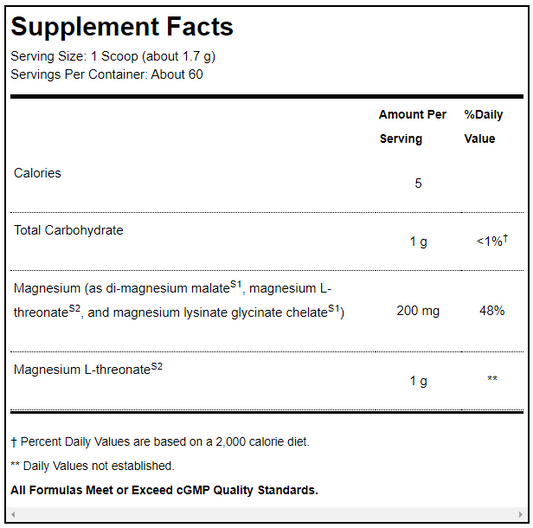 OptiMag® Neuro – Unflavored (60 Servings)