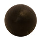 Black massage ball for muscle relaxation and deep tissue therapy. 