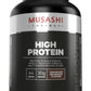 Musashi high protein chocolate milkshake powder featured at Leaton Performance.