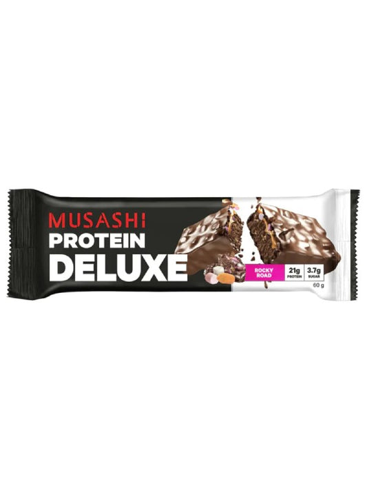 Rocky Road Bar protein snack available in Leaton Performance.